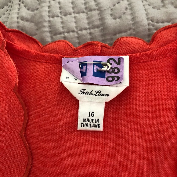 Two Talbots Irish Linen Spring/Summer Vests - Picture 5 of 8